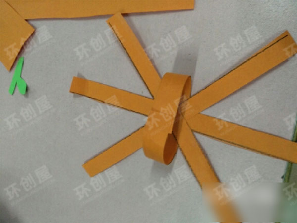 小班美工区手工南瓜图片