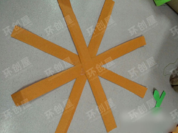小班美工区手工南瓜图片