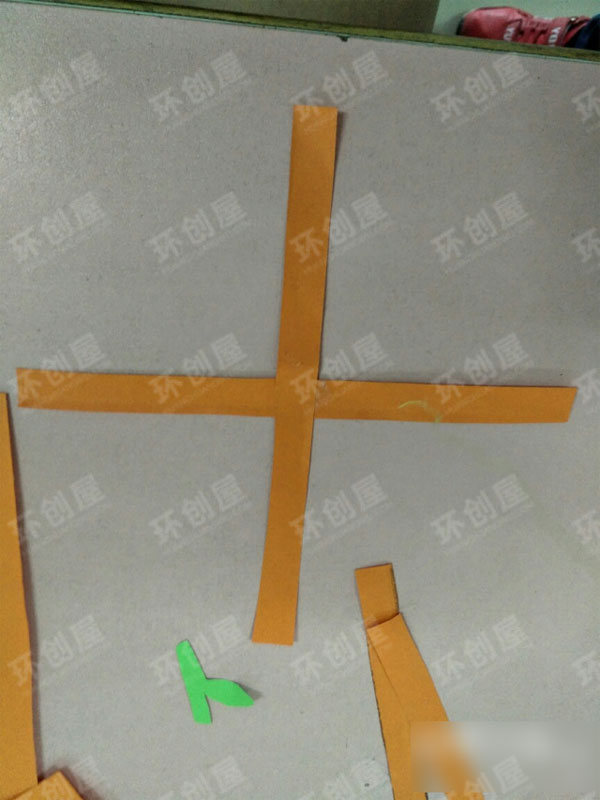 小班美工区手工南瓜图片