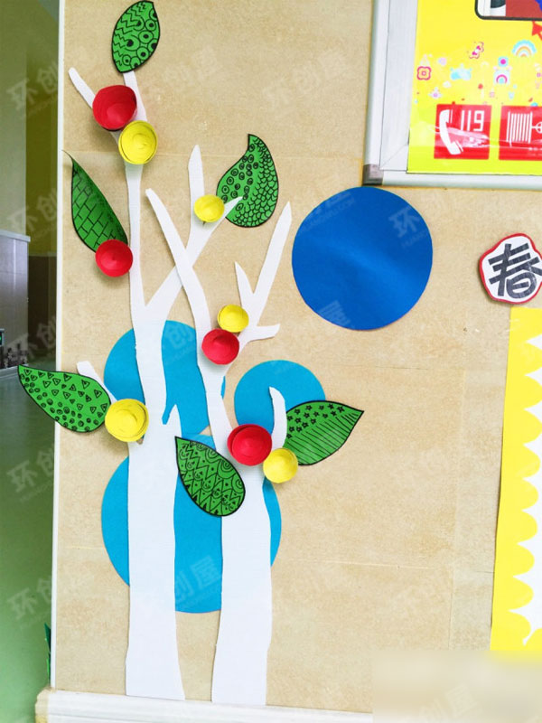 幼儿园春天主题墙简单环创图片