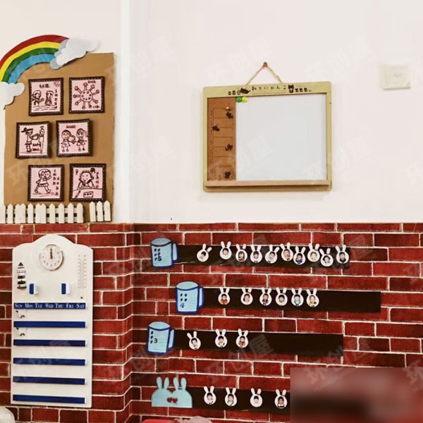 幼儿园英伦风环境布置图片