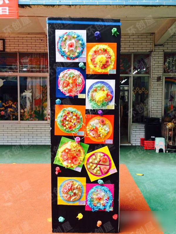 幼儿园六一画展作品图片