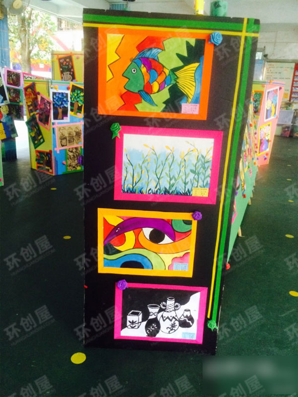 幼儿园六一画展作品图片