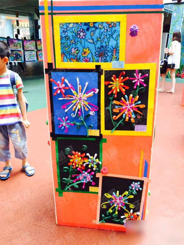 幼儿园六一画展作品图片
