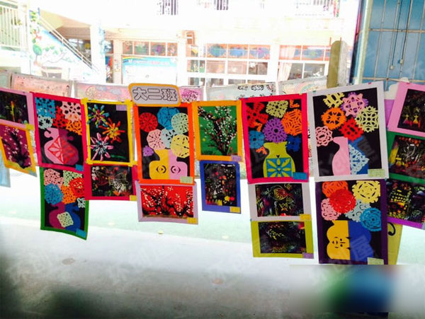 幼儿园六一画展作品图片