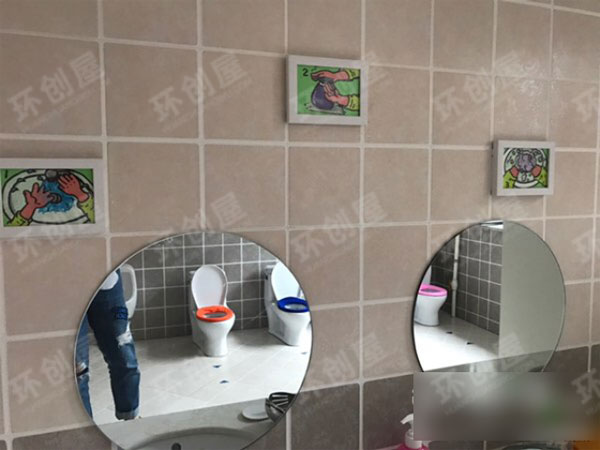 幼儿园盥洗室洗手步骤图片