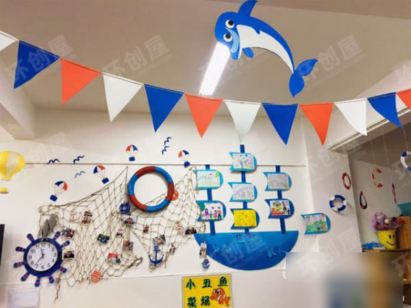 幼儿园海军风环创装饰图片