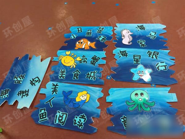 幼儿园海军风环创装饰图片
