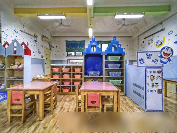 幼儿园环创蓝色主题图片