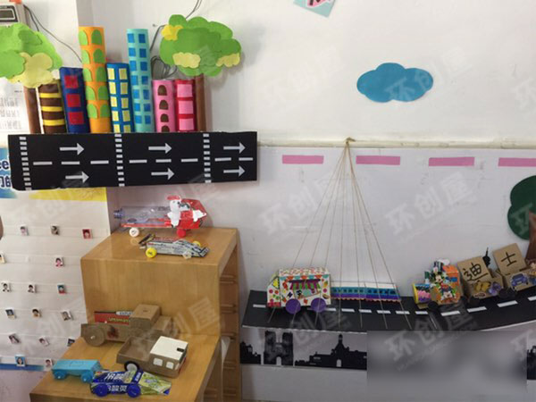中班建构区环创布置图片