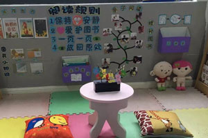大班图书区角环创图片1张