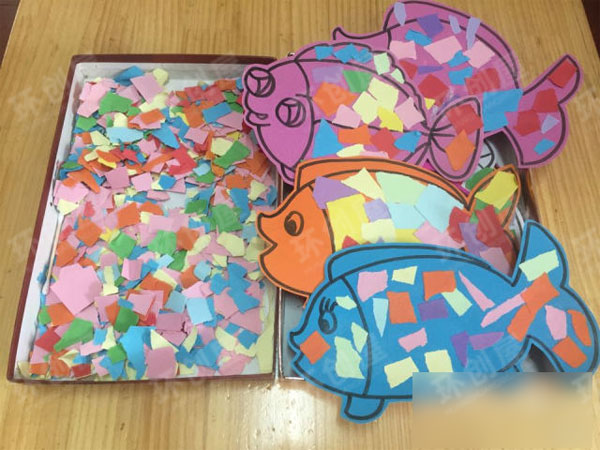 幼儿园美工区手工作品图片