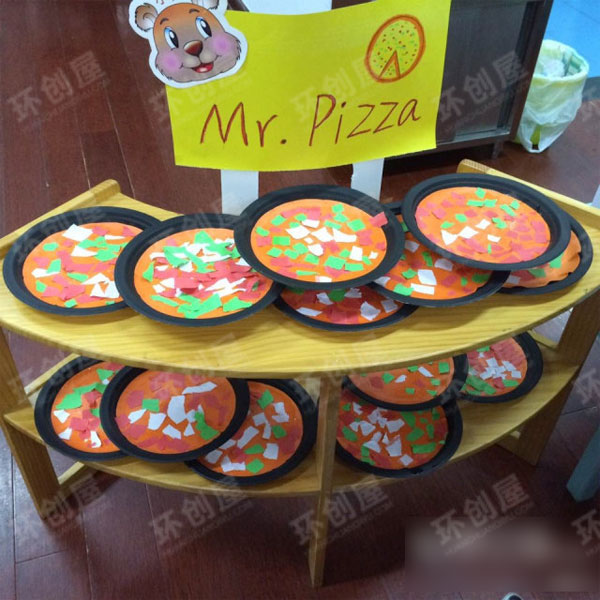 幼儿园美工区手工作品图片