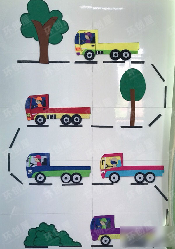 幼儿园汽车主题环创布置图片