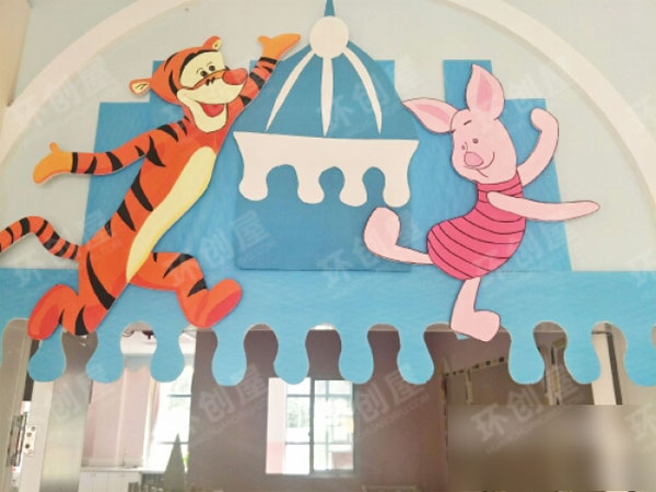 幼儿园门窗走廊童话图片