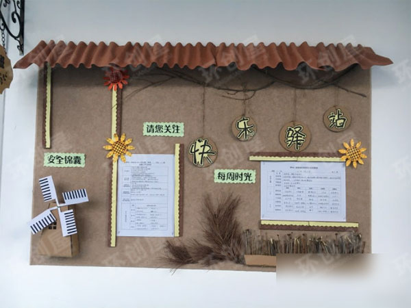 幼儿园家园共育墙面设计图片