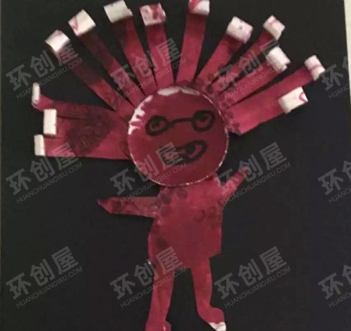 小班超级有趣的纸杯小人图片