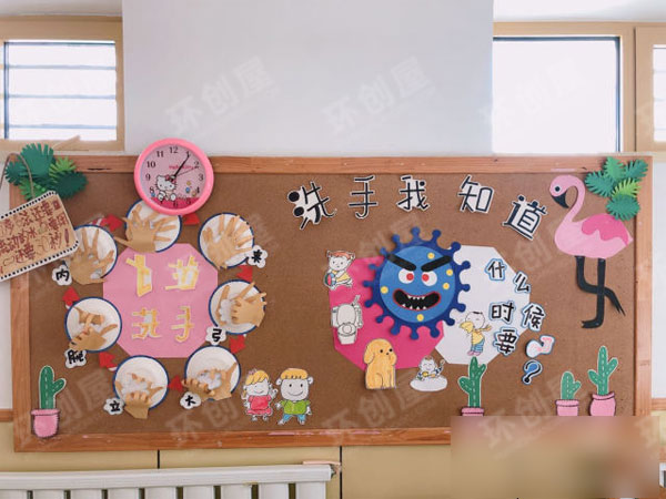 幼儿园作品展示主题墙图片