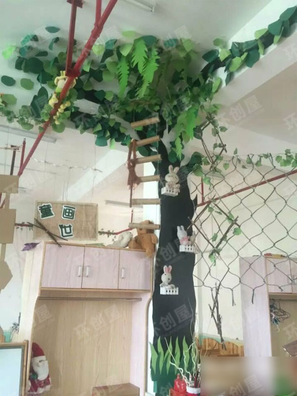 幼儿园整体环创班级环境图片