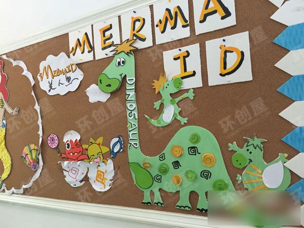 幼儿园整体环创恐龙风图片