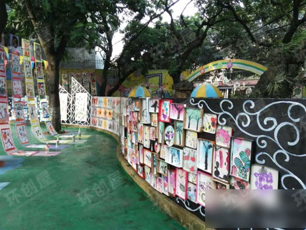 幼儿园美术画展图片