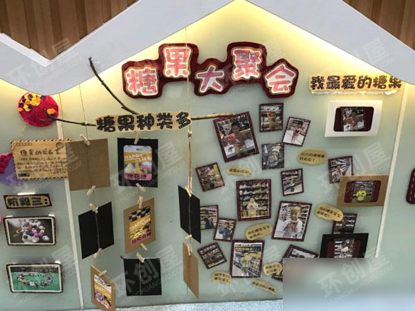 幼儿园生活环创糖果主题环创图片