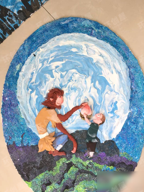 幼儿园超轻粘土画图片