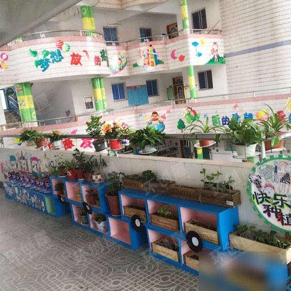 幼儿园生活环创我的梦蓝色的世界图片