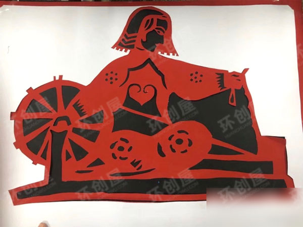 幼儿园美工区剪纸作品图片