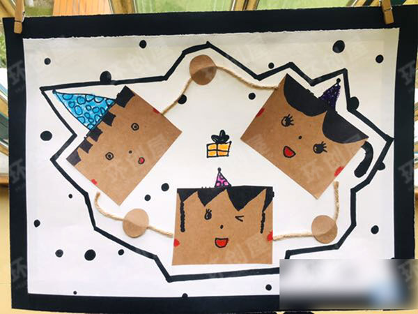 幼儿园环创指导我和我的朋友图片