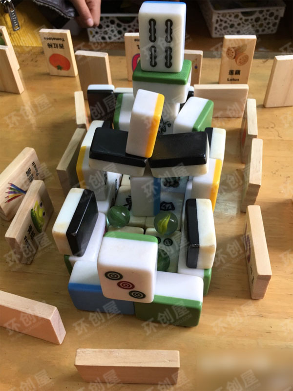 幼儿园低结构材料百变组合建构图片