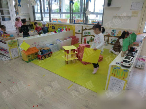 幼儿园建构区图片