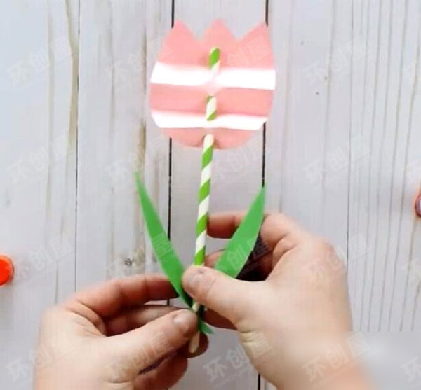 幼儿园郁金香手工花制作方法图片
