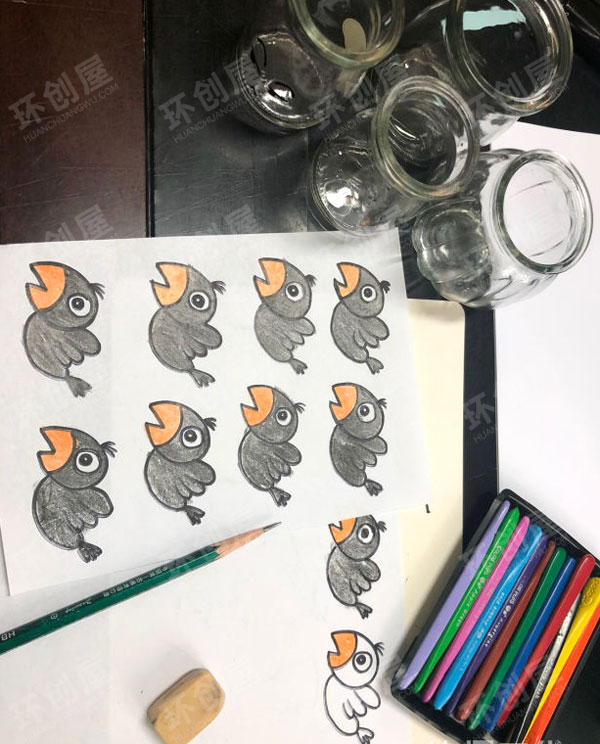 幼儿园科学区乌鸦喝水实验图片