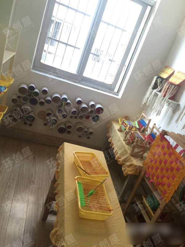 幼儿园益智区编织坊图片