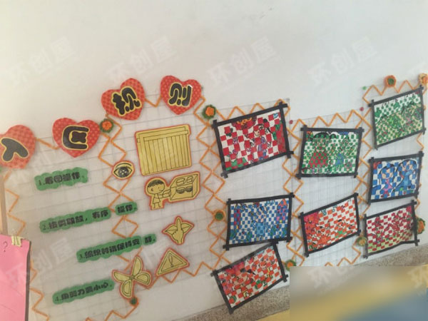 幼儿园益智区编织坊图片