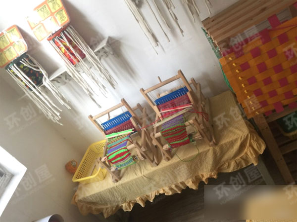 幼儿园益智区编织坊图片