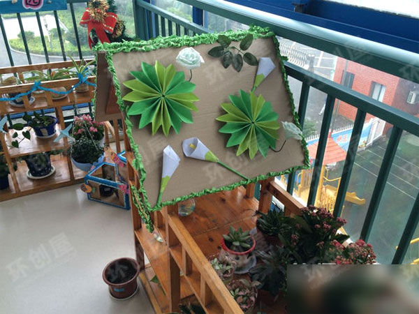幼儿园植物区角绿野仙踪环创图片