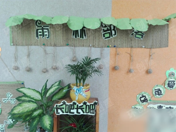 幼儿园区角自然角布置图片