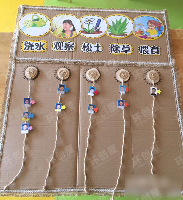 中班森系自然角观察记录图片