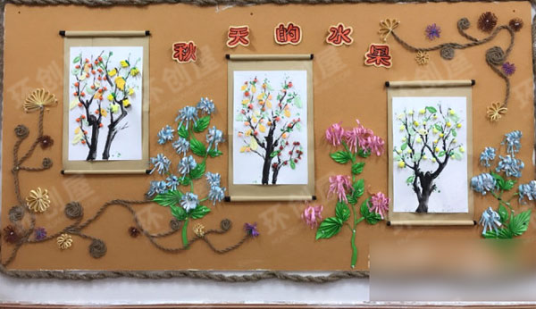 幼儿园秋天主题墙图片