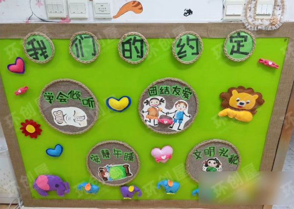 幼儿园主题墙面布置图片