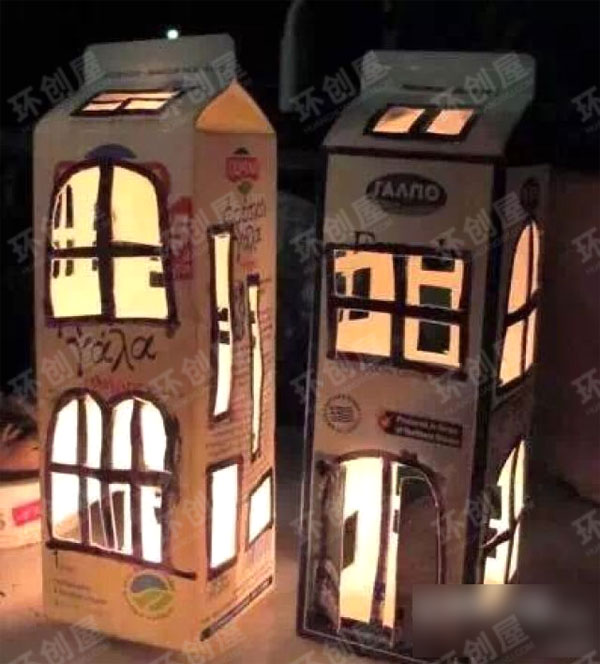 幼儿园牛奶盒手工制作图片