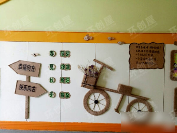 幼儿园田园作业墙图片
