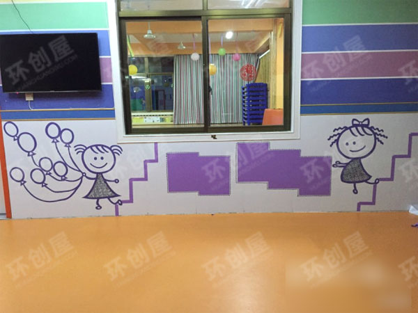 幼儿园走廊墙面布置图片
