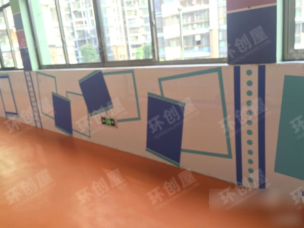 幼儿园走廊墙面布置图片