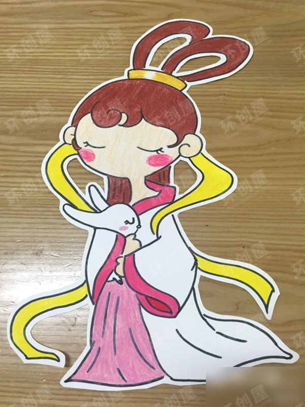 幼儿园门装饰图案中秋节图片