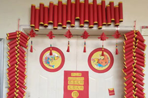 幼儿园春节新年教室门装饰图片10张