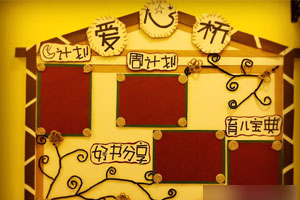 幼儿园环创家园联系栏图片区域规则5张