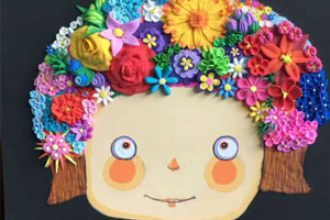 幼儿园黏土画图片作品5张